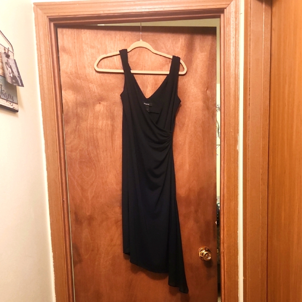 Express Black Asymmetrical Dress Size 4